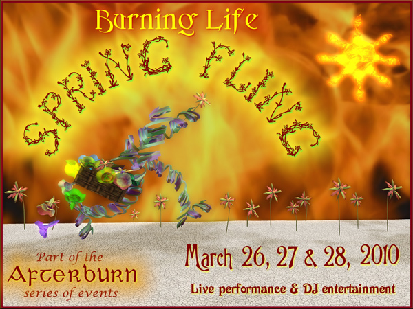 Time to Burn! Burning Life Spring Fling, March 26-28