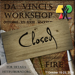 Da Vinci’s Workshop is Closed – Help Needed!
